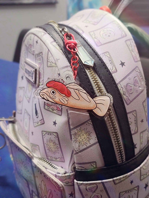 Baguette Fish Keychain