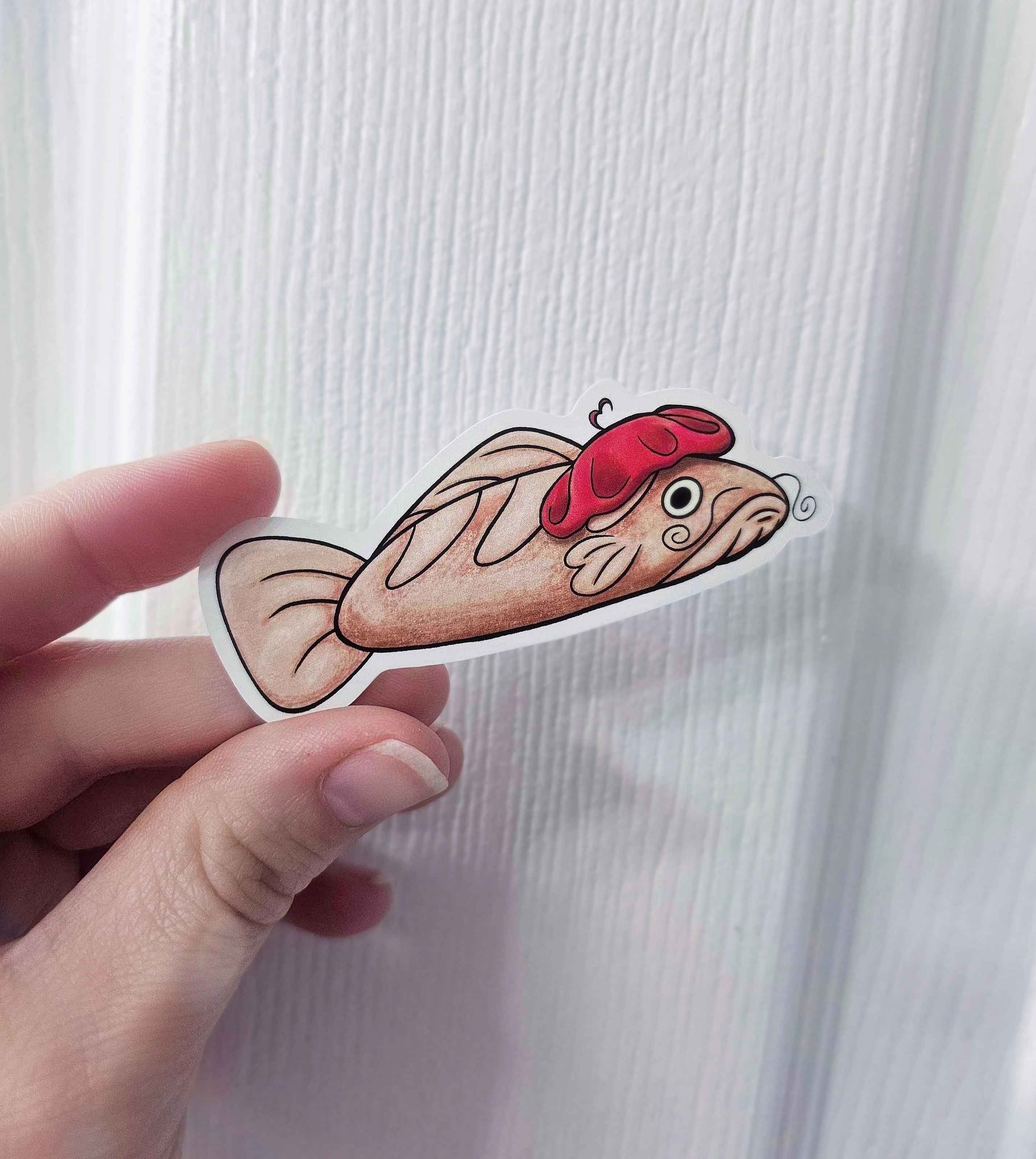 Baguette Fish Sticker