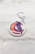 Mooneyed Magpie Logo Keychain